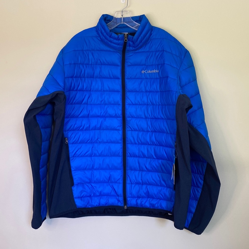 Blue Columbia Puffer Jacket